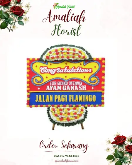Sewa Papan Bunga Kalumata
